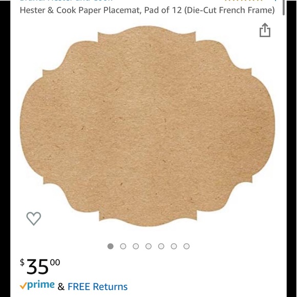 HESTER & COOK French Frame Placemats 1 pack=12 placemats - Picture 5 of 10